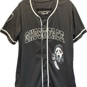 Ghostface Black Baseball Jersey No size tag